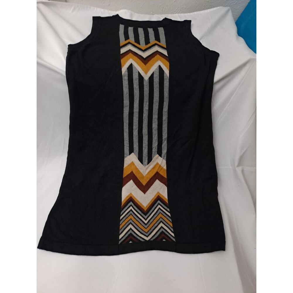 Missoni Zig Zag Signature Print Sleeveless Knit Dress Sz Med 33 Long - Picture 8 of 9